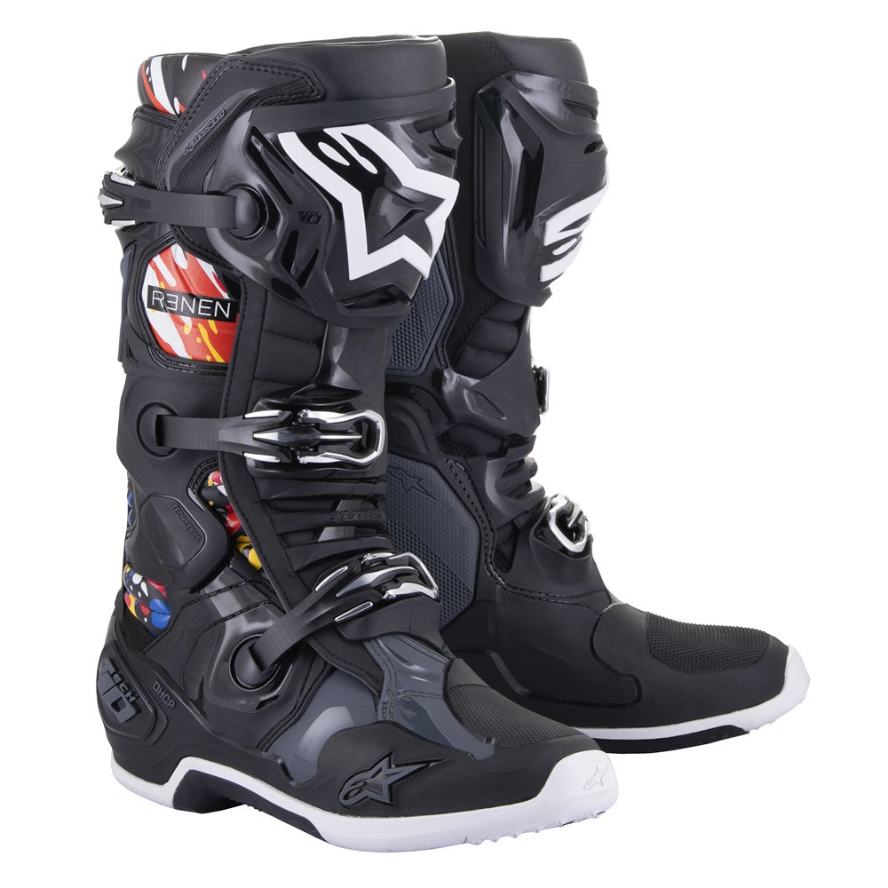 Alpinestars Tech-10 MX Boots - Renen Black/Multicolour
