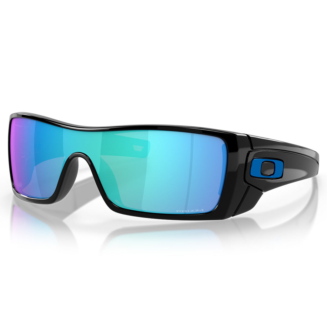 Oakley Batwolf Sunglasses - Polished Black - PRIZM Sapphire Lens