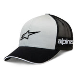 Alpinestars Back Straight Hat Silver/Black - One Size