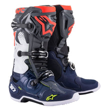 Load image into Gallery viewer, Alpinestars Tech-10 MX Boots Dark Gray Dark Blue