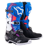 Alpinestars Tech-10 Supervented Boots Black/Enamel Blue/Purple/White