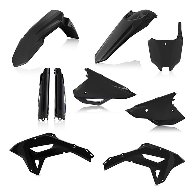 Acerbis Full Plastic Kit - Black - Honda CRF450RX CRF250RX 22-24