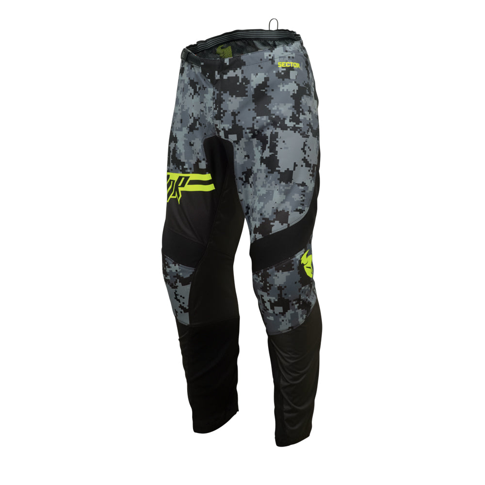 Thor Sector Youth MX Pants - Digi Black Camo