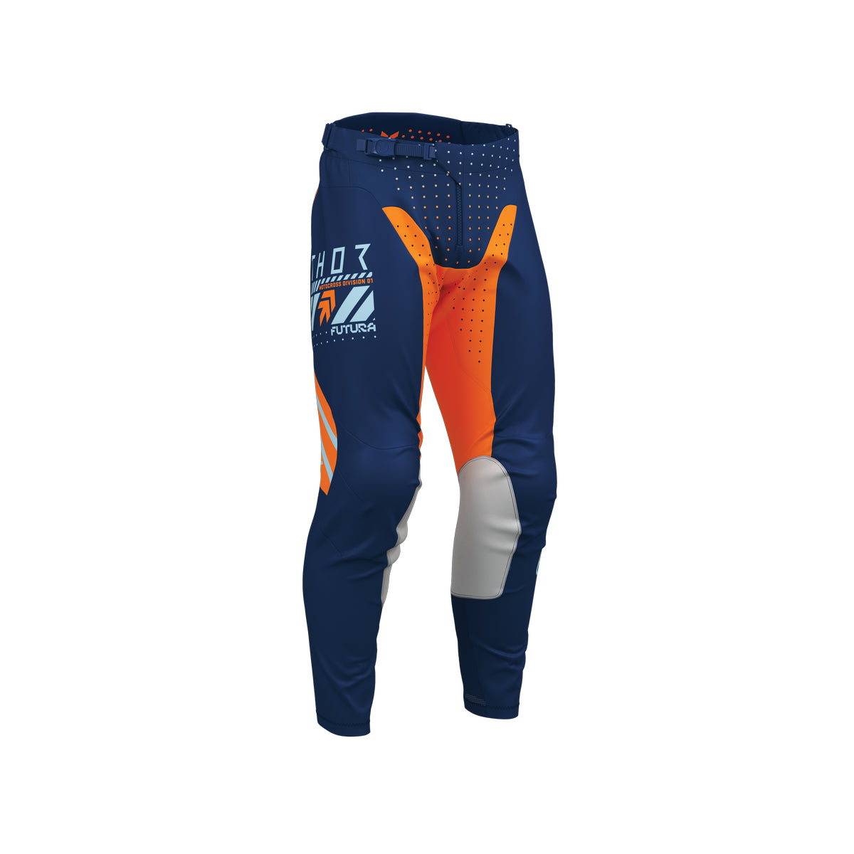 Thor Launchmode Youth MX Pants - Futura Navy Orange