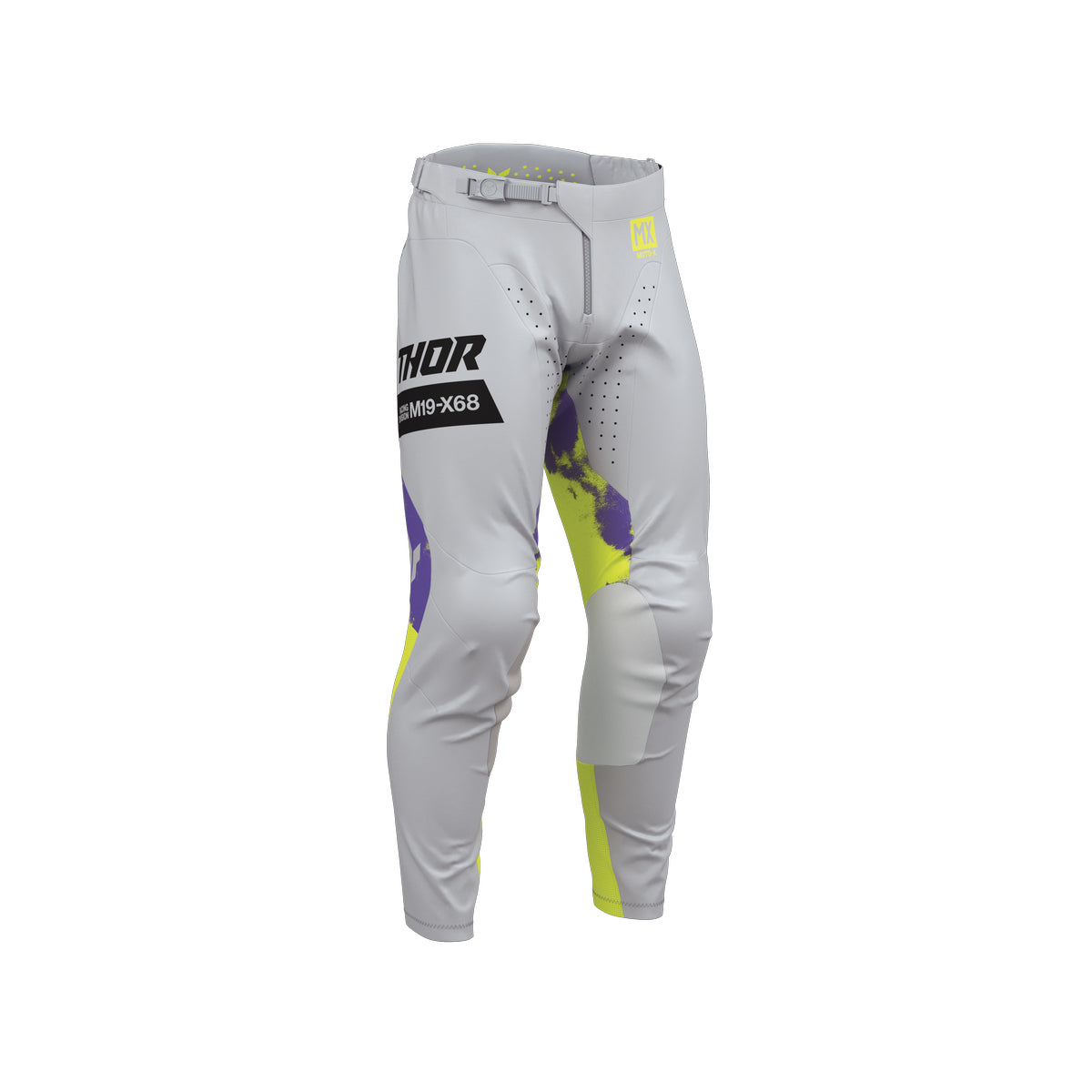 Thor Launchmode Youth MX Pants - Bleach Gray Acid