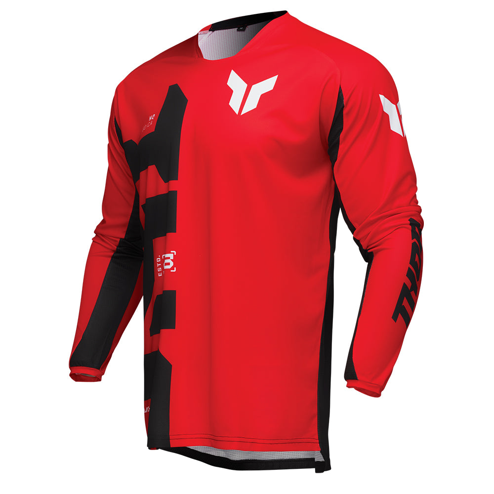 Thor Adult Medium Launchmode MX Jersey - Forge Red