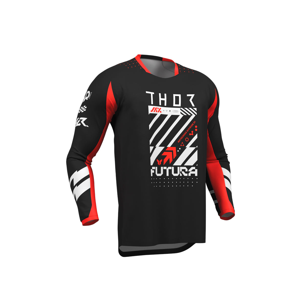 Thor Launchmode Youth MX Jersey - Futura Black Red