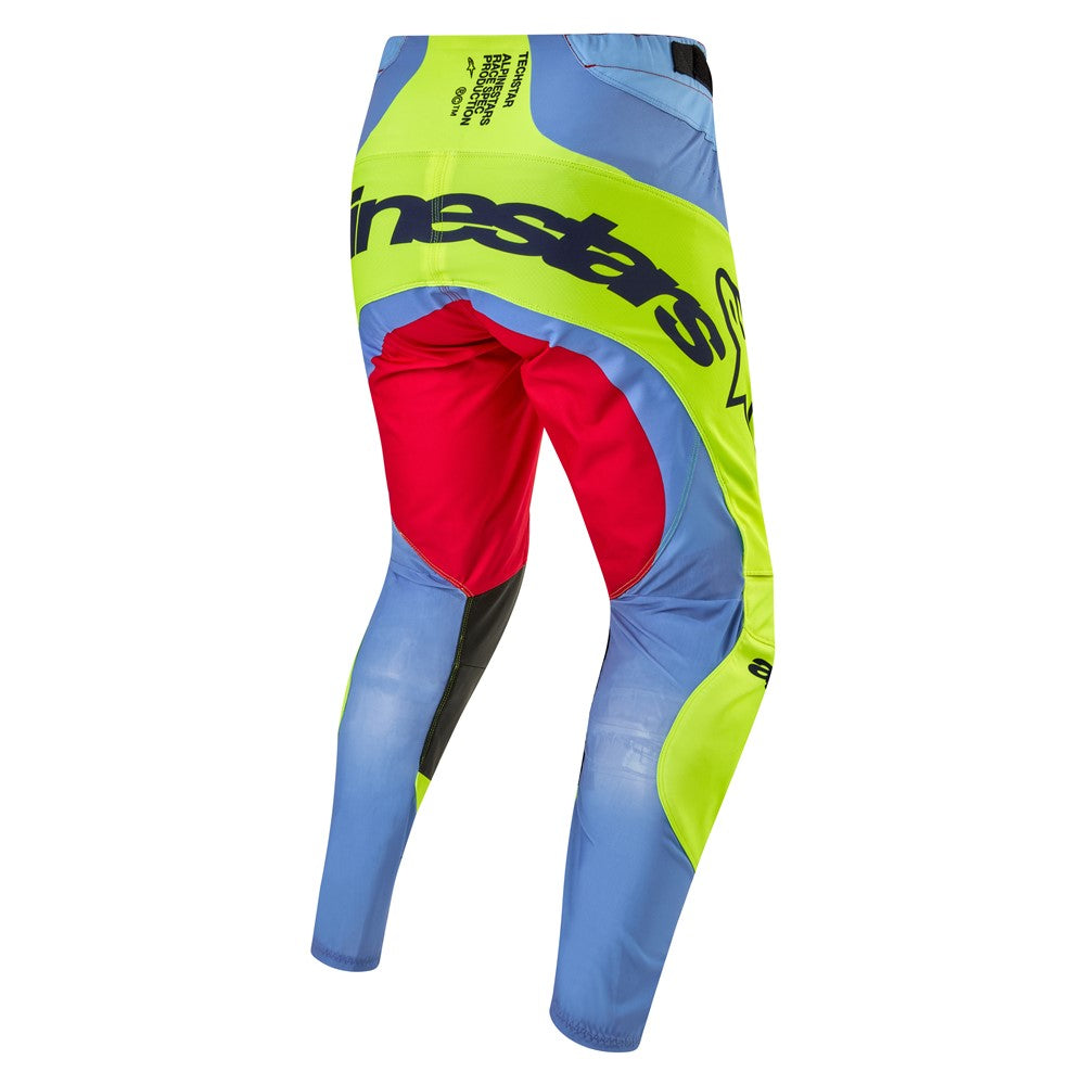 Alpinestars Techstar Adult MX Pants - Ocuri Blue/Yellow/Red
