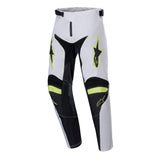Alpinestars Youth Racer MX Pants - Lucent White/Red/Yellow