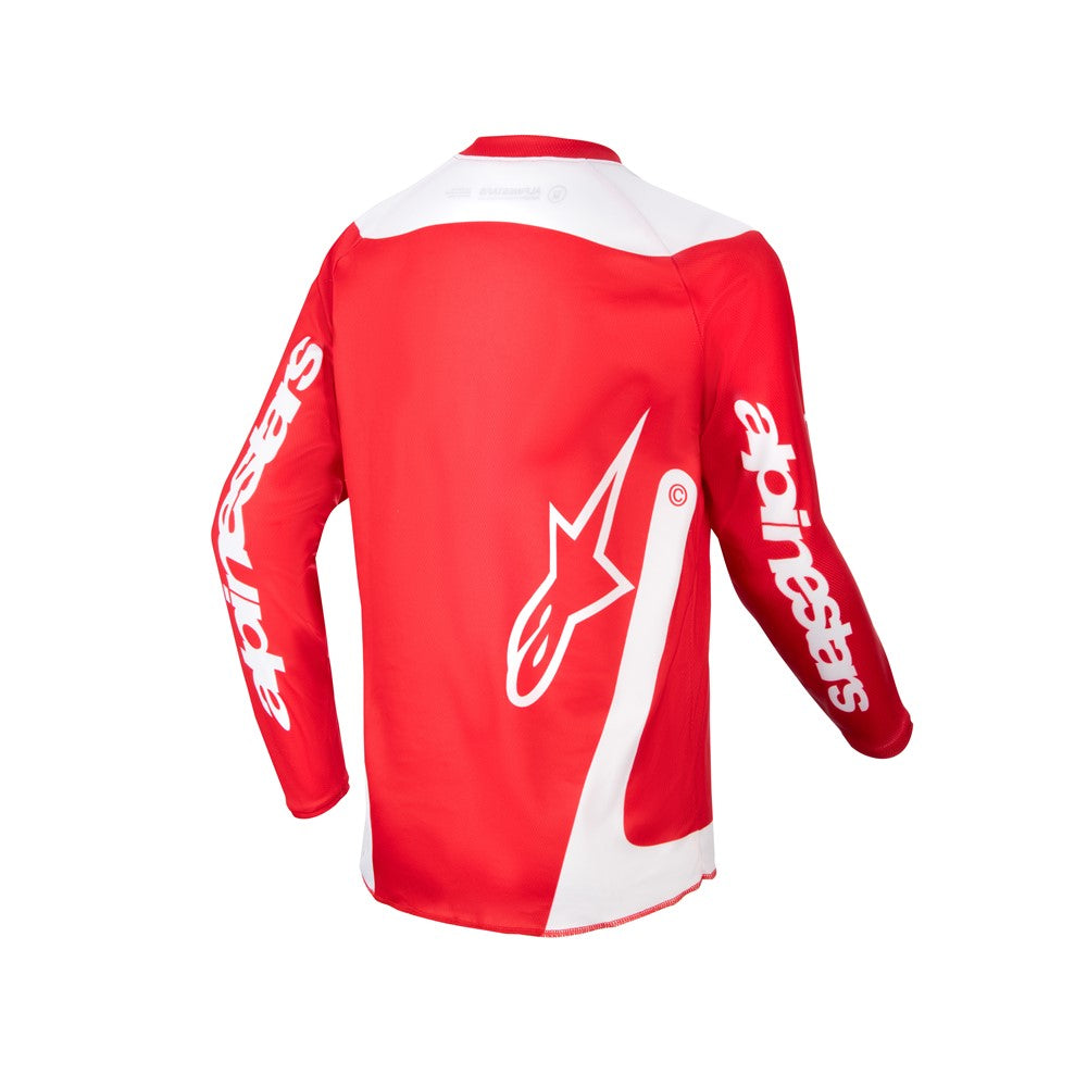 Alpinestars Youth Racer MX Jersey - Lurv Mars Red/White
