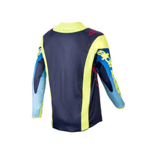 Load image into Gallery viewer, Alpinestars Youth Racer MX Jersey - Hoen Yellow/Blue/Navy