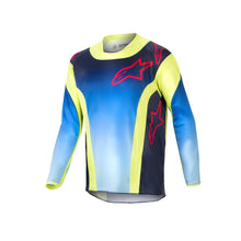 Load image into Gallery viewer, Alpinestars Youth Racer MX Jersey - Hoen Yellow/Blue/Navy