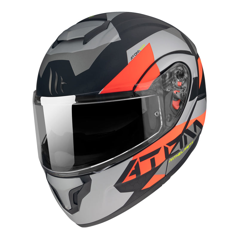 atom mt helmet Helmets 2 SV Highlands E2 Matt Grey / Fluo Yellow MT Atom SV Black Mat helmet Atom 2 SV Solid A1