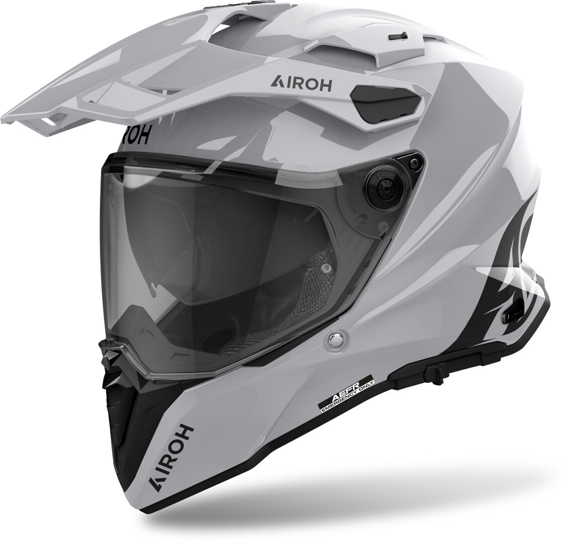 Airoh Commander 2 Adventure Helmet - Gloss Grey