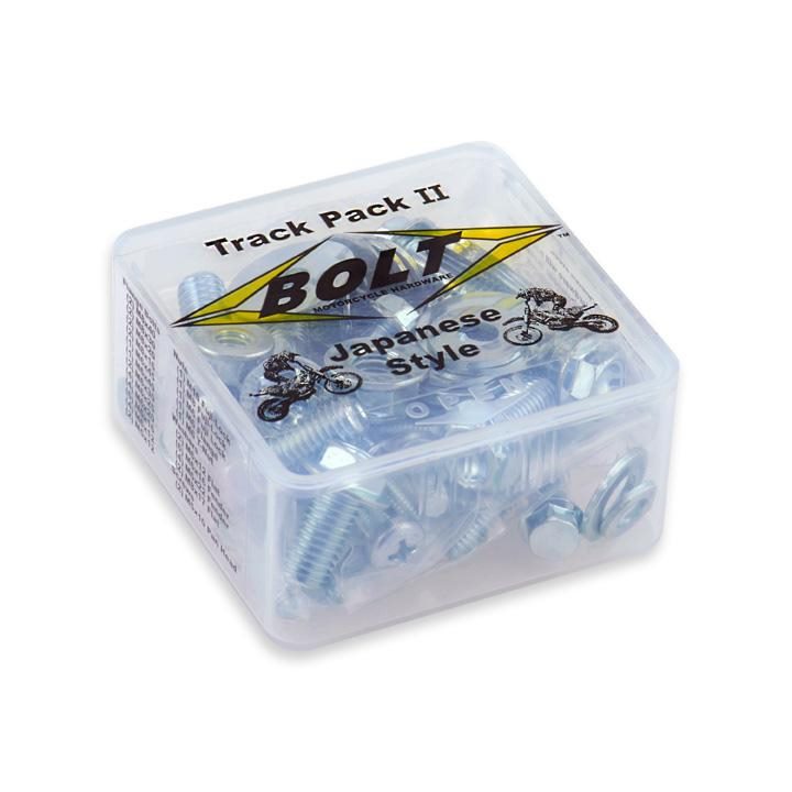 BOLT Japanese Track Pack II Motorcyle Bolt Kit - 54 Piece