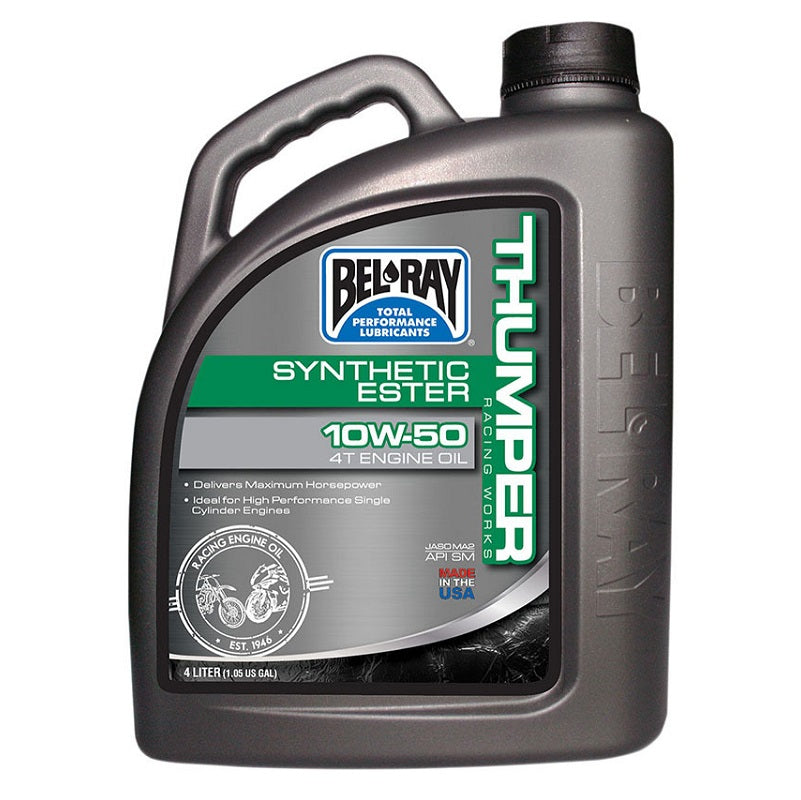 Belray 10W50 Thumper Works Synthetic Ester Engine Oil - 4 Litre