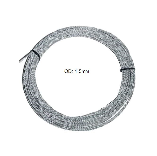 Bowden 1.5mm Inner Cable Wire - 1 Meter