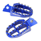 Zeta Aluminium Footpegs YZF250/450,YZ125/250 - Blue