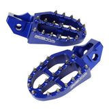 Zeta Aluminium Footpegs Husqvarna MX/ED SX '16- Blue