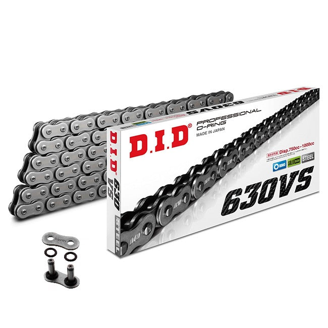 DID 630VS Pro O-Ring Chain - 630 x 96 Link - Rivet Link