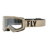 Fly '23 Focus Goggle - Khaki / Brown with Clear Lens