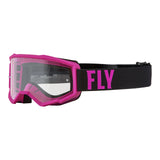 Fly '23 Focus Goggle - Pink / Black with Clear Lens
