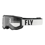 Fly '23 Focus Goggle - White / Black with Clear Lens