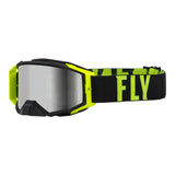 FLY Racing 2024 Zone Pro Goggle - White with Dark Smoke Lens