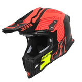 Just1 J12 Adult MX Helmet - Syncro Carbon/Matt Red