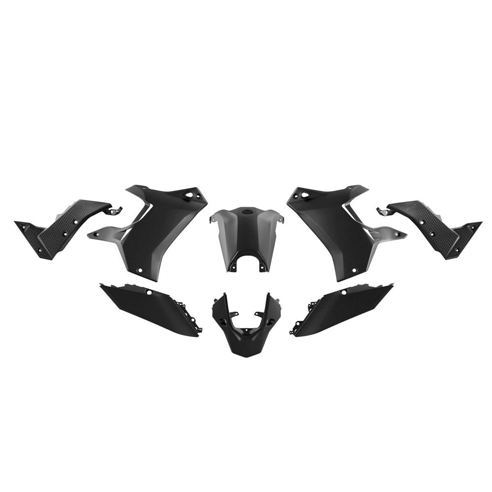 Rtech Revolution Plastics Kit - Yamaha XT700Z Tenere - Black