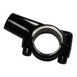 Whites Left Bracket 2-piece (Mirror Mount Only) - Black, for 10mm mirrors