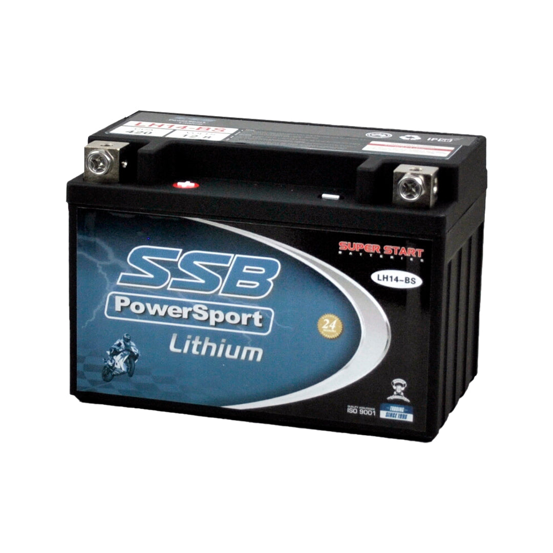 SSB LH14-BS Lithium Ultralite Motorcycle Battery - YTX14BS
