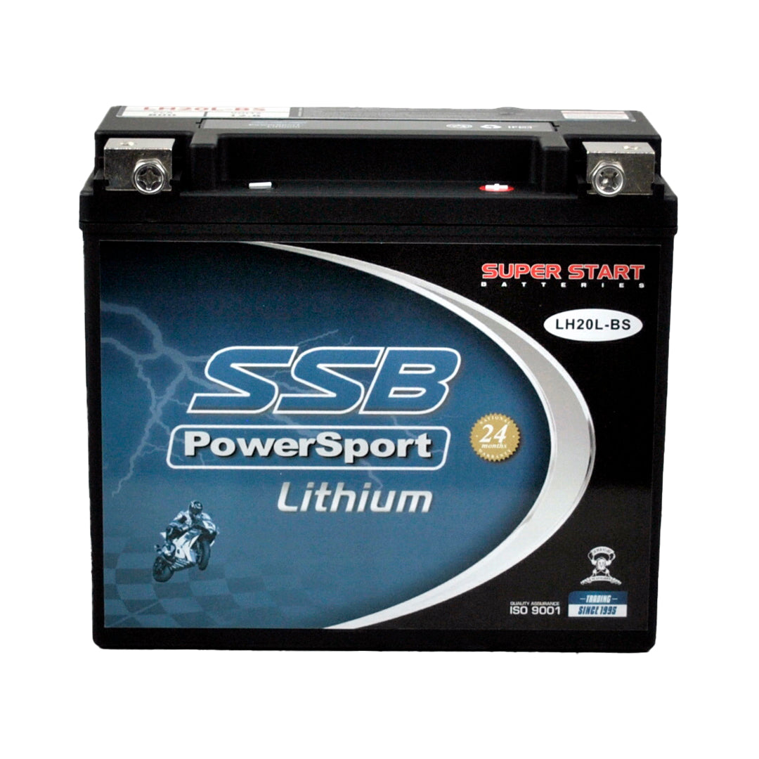 SSB LH20L-BS Lithium Ultralite Motorcycle Battery - YTX20LBS