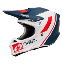 Load image into Gallery viewer, Oneal 10SRS Adult MX Helmet - Flow Blue/White/Red