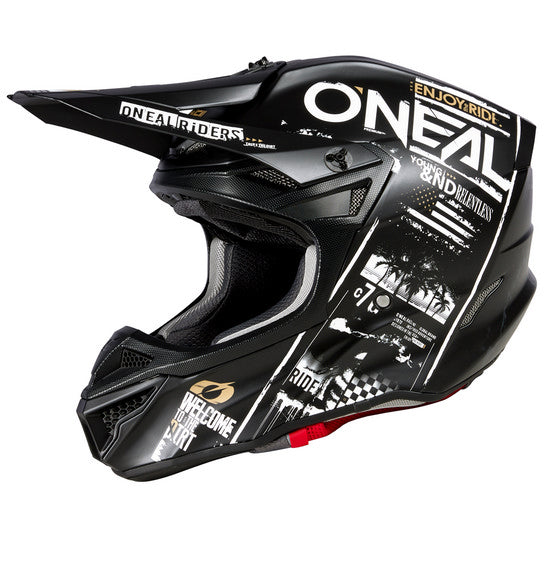 Oneal 5SRS Adult Helmet - Attack V.23 Black/White