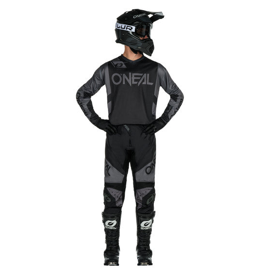 Oneal Element Youth MX Jersey - V24 Racewear Black/Grey