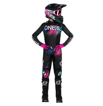 Load image into Gallery viewer, Oneal Element Youth Girls MX Jersey - V24 Voltage Black/Pink