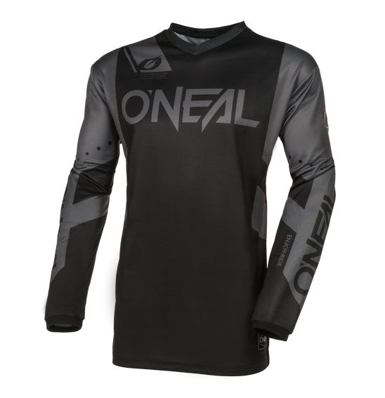 Oneal Element Youth MX Jersey - V24 Racewear Black/Grey