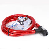 Oxford Cable Lock Barrier Armoured - Red