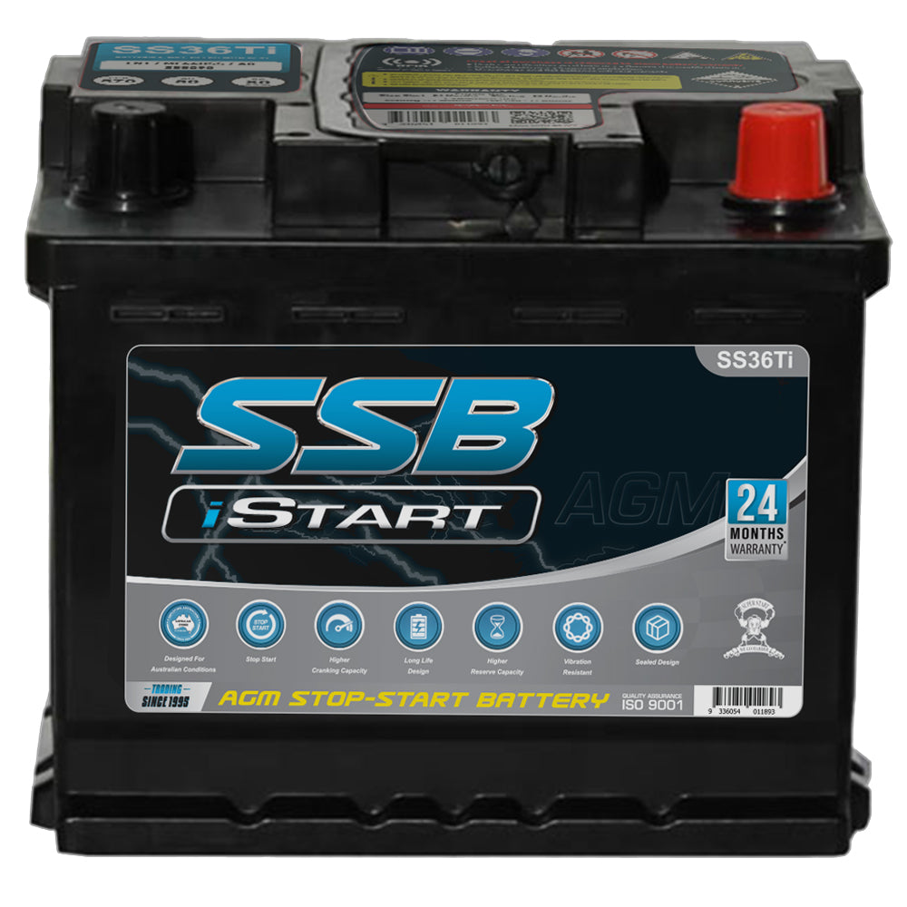 SSB SS36Ti AGM Stop Start Battery