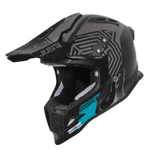 Load image into Gallery viewer, Just1 J12 Adult MX Helmet - Syncro Carbon/Matt Black Turquoise