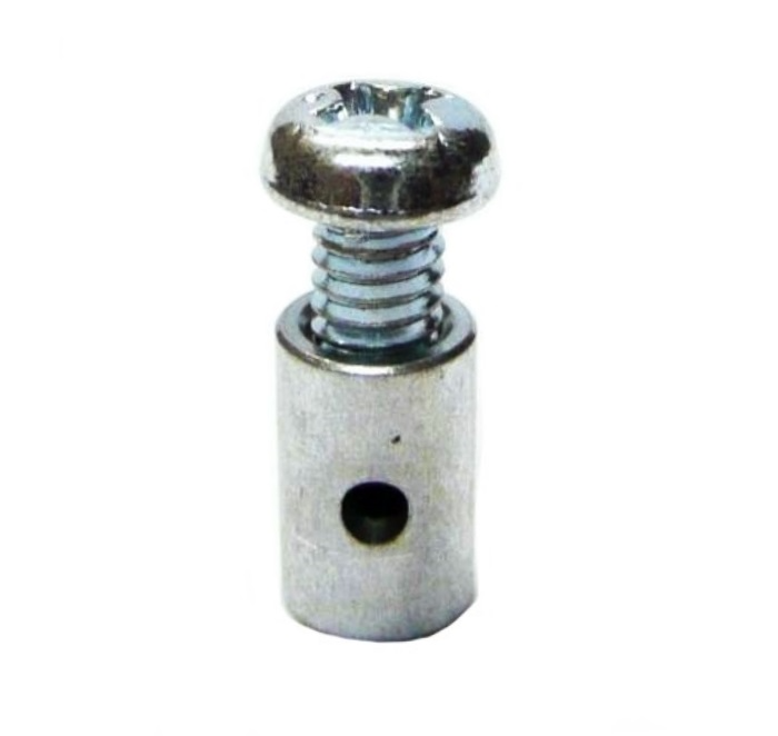 Bowden Barrel Nipples Solderless OD 6mm L 9mm 10pk