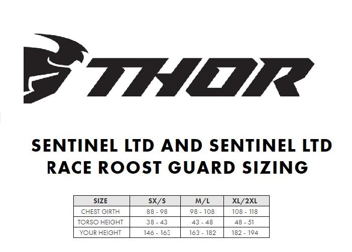 Thor Adult Sentinel LTD Chest Protector - White