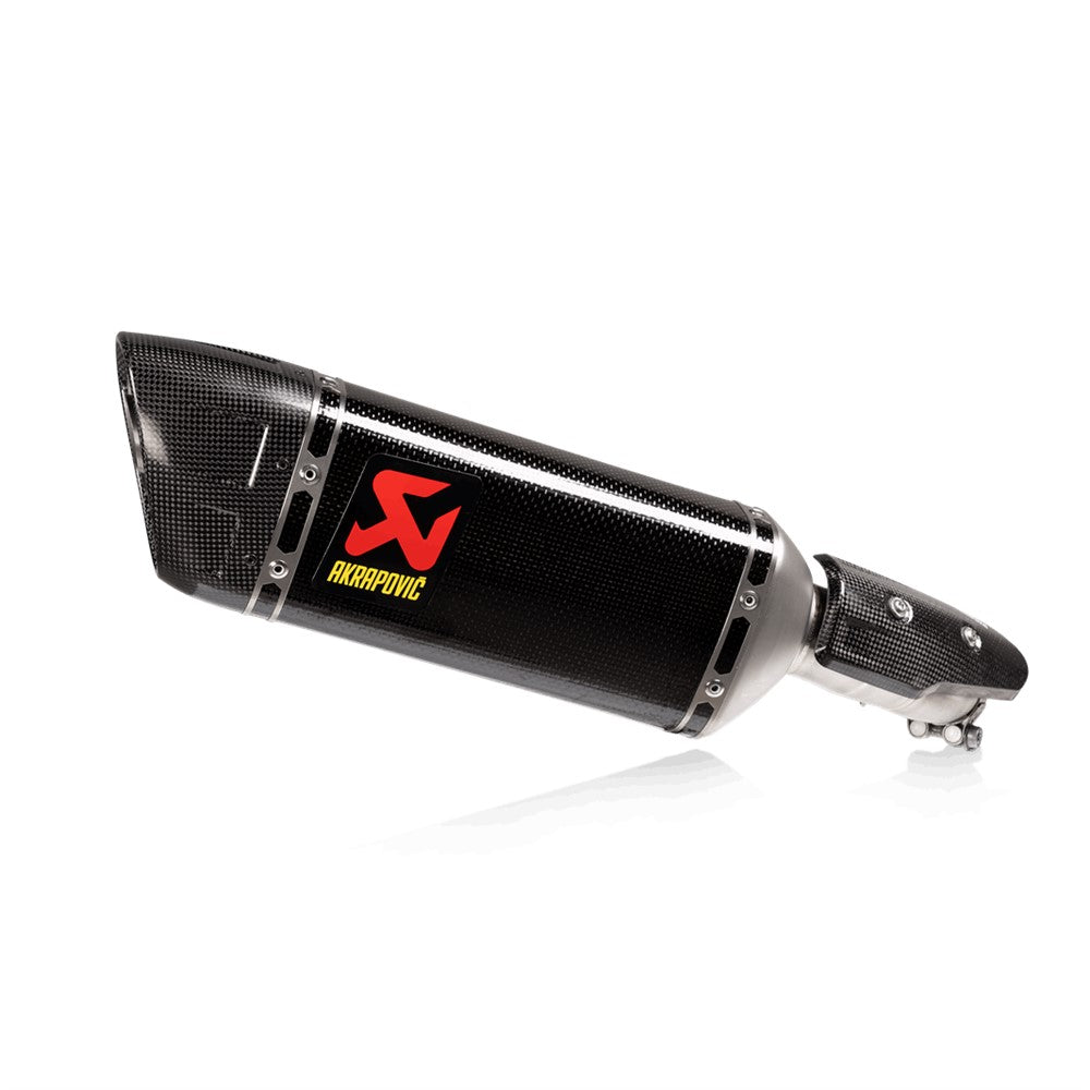 Akrapovic Carbon Slip On Muffler - Yamaha MT03 / YZF-R3 2022-24