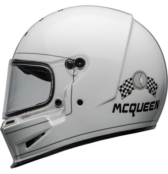 Bell Eliminator Helmet - Steve McQueen Gloss White