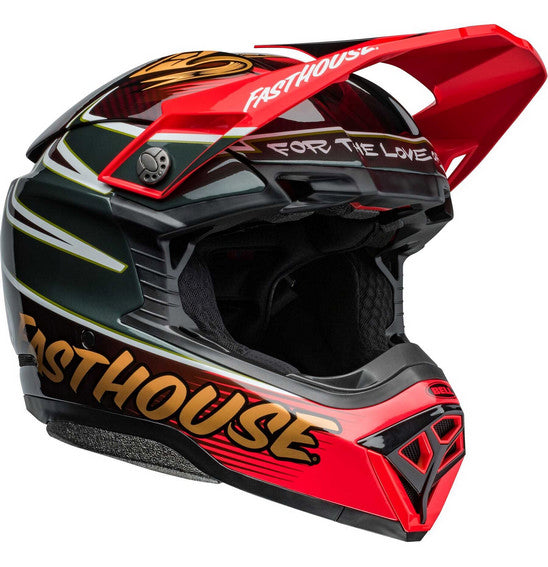 Bell Moto-10 MX Helmet - Spherical Fasthouse DITD Gloss Red/Gold