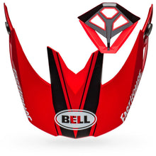 Load image into Gallery viewer, Bell MOTO-10 Peak And MouthPiece Kit - Fasthouse Day In The Dirt 24 Red/Gold