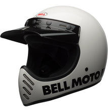Load image into Gallery viewer, Bell Moto-3 Adult MX Helmet - Classic Gloss White