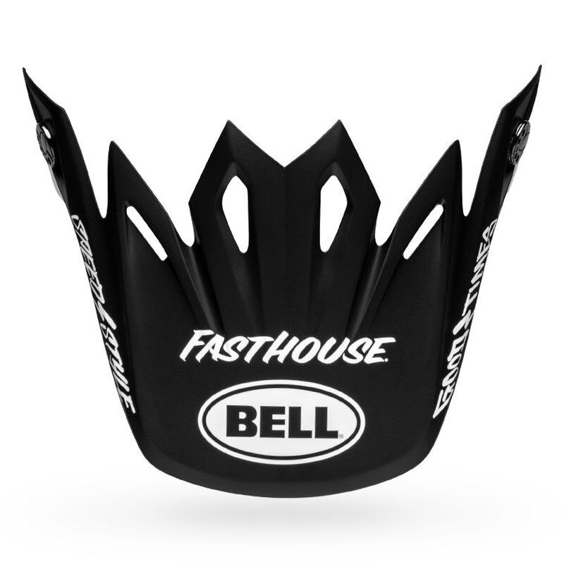 Bell MOTO-9 MIPS Peak - Fasthouse Matt Black/White