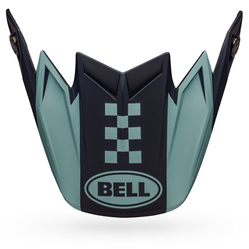 Bell MOTO-9 Flex Peak - Breakaway Matt Navy/Light Blue